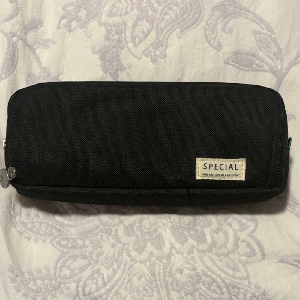 Angoo Sleek Black Pencil Case